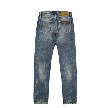 MOORER "GIOTTO - DF301" コットン100%デニム スリムジーンズ｜437112-31｜GUARDAROBA MILANO OFFICIAL STORE
