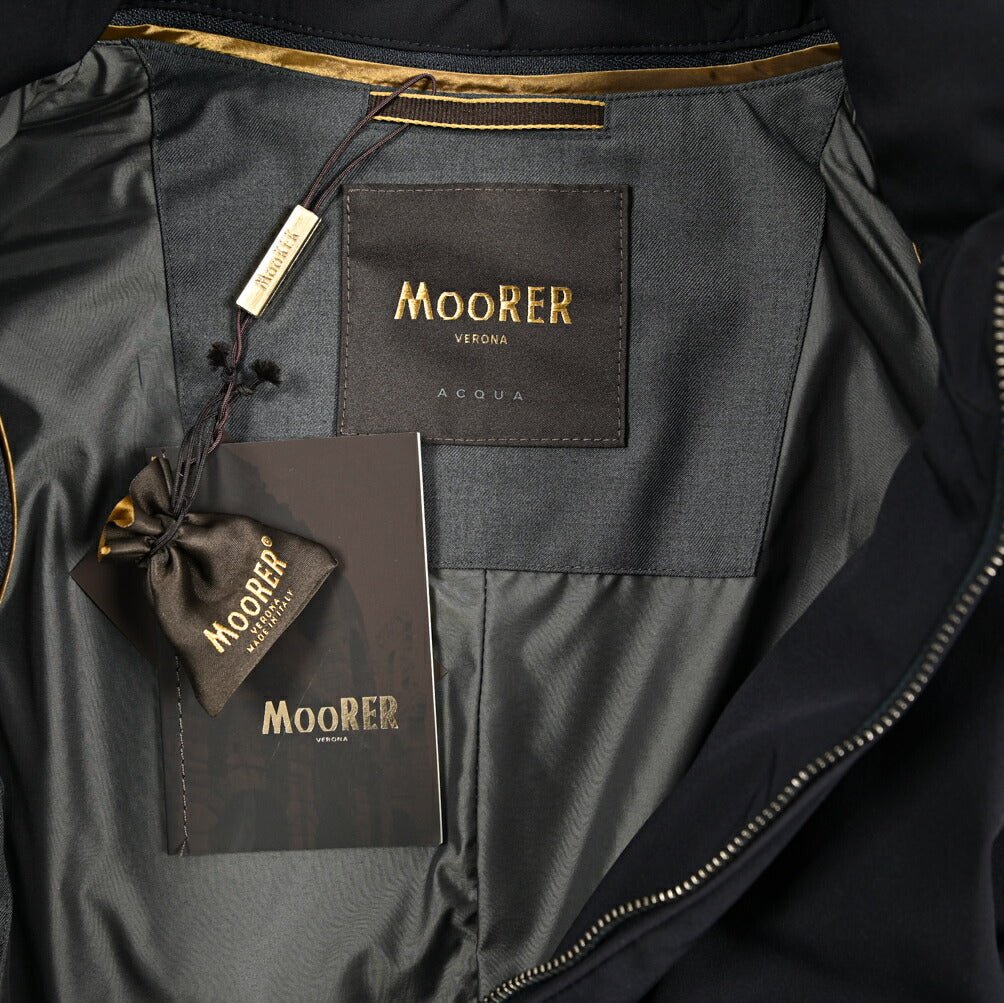 MOORER GIROLAMO - KN ストレッチナイロン 着脱可能ライナー付きチェスターコート / ACQUA RESISTANT(撥水)｜435902-50｜GUARDAROBA MILANO OFFICIAL STORE