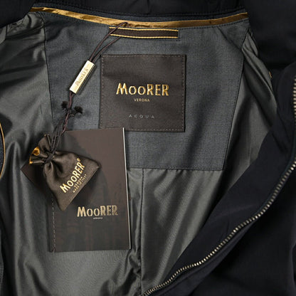 MOORER GIROLAMO - KN ストレッチナイロン 着脱可能ライナー付きチェスターコート / ACQUA RESISTANT(撥水)｜435902-50｜GUARDAROBA MILANO OFFICIAL STORE