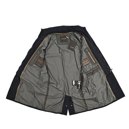 MOORER GIROLAMO - KN ストレッチナイロン 着脱可能フロントライナー付きチェスターコート / ACQUA RESISTANT(撥水)｜436054｜GUARDAROBA MILANO OFFICIAL STORE