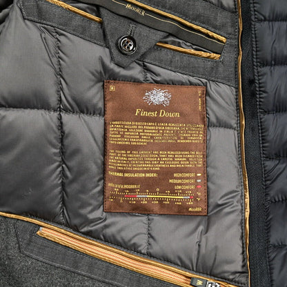 MOORER "HARRIS - LE" カシミヤ混ウール 3Bシングルダウンチェスターコート (着脱可能ライナー付き)｜417787｜GUARDAROBA MILANO OFFICIAL STORE