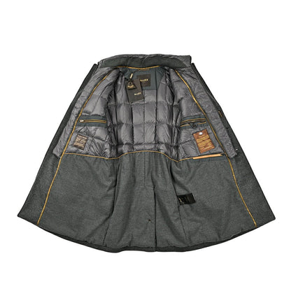 MOORER "HARRIS - LE" カシミヤ混ウール 3Bシングルダウンチェスターコート (着脱可能ライナー付き)｜417791｜GUARDAROBA MILANO OFFICIAL STORE