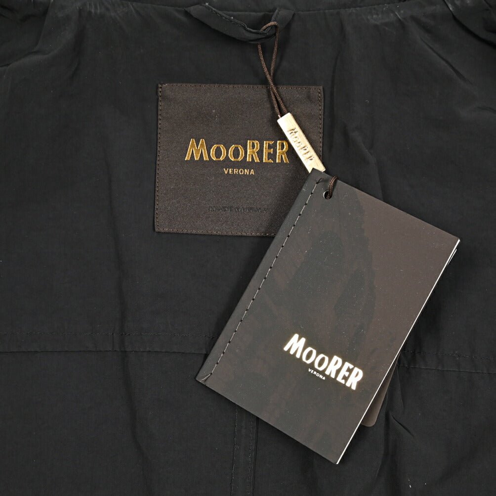 MOORER HEKTOR - KH 軽撥水ポリエステル フード付きスタンドカラーコート｜436776｜GUARDAROBA MILANO OFFICIAL STORE