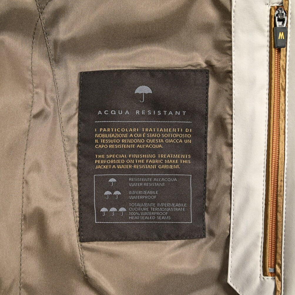 MOORER HEKTOR - KN 2軸方向ストレッチナイロン フード付きスタンドカラーコート / ACQUA RESISTANT(撥水)｜436774｜GUARDAROBA MILANO OFFICIAL STORE