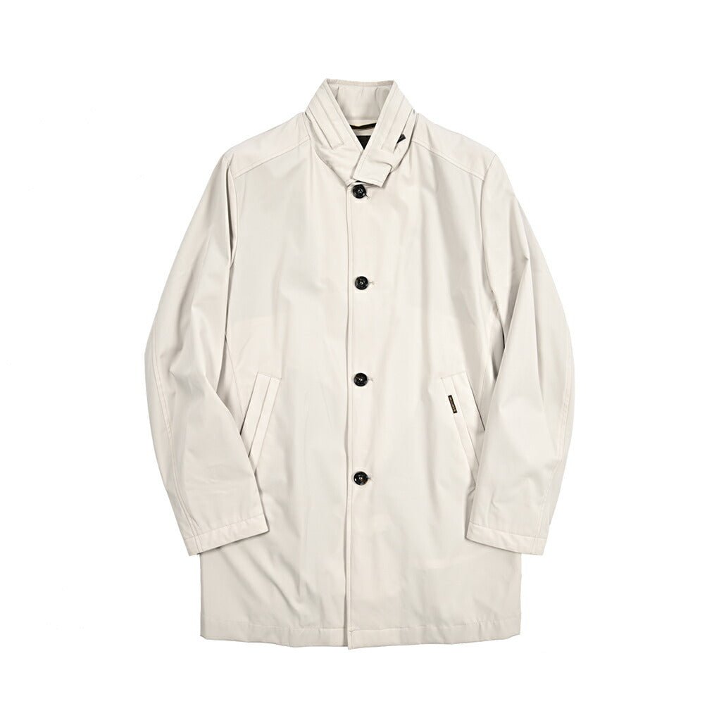 MOORER HEKTOR - KN 2軸方向ストレッチナイロン フード付きスタンドカラーコート / ACQUA RESISTANT(撥水)｜436774｜GUARDAROBA MILANO OFFICIAL STORE