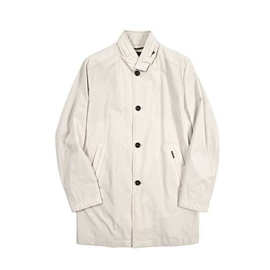 MOORER HEKTOR - KN 2軸方向ストレッチナイロン フード付きスタンドカラーコート / ACQUA RESISTANT(撥水)｜436774｜GUARDAROBA MILANO OFFICIAL STORE