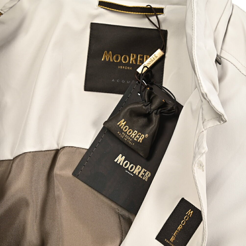 MOORER HEKTOR - KN 2軸方向ストレッチナイロン フード付きスタンドカラーコート / ACQUA RESISTANT(撥水)｜436774｜GUARDAROBA MILANO OFFICIAL STORE