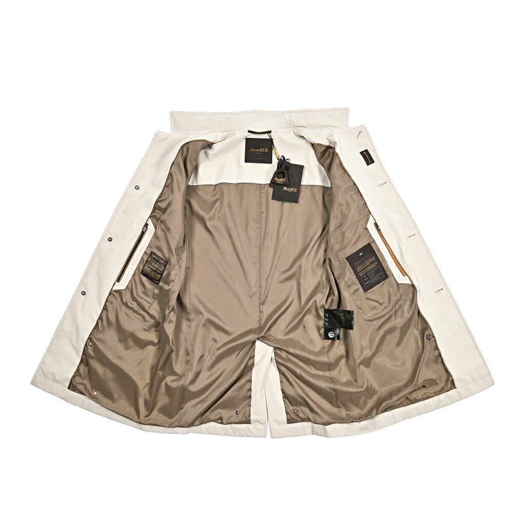 MOORER HEKTOR - KN 2軸方向ストレッチナイロン フード付きスタンドカラーコート / ACQUA RESISTANT(撥水)｜436774｜GUARDAROBA MILANO OFFICIAL STORE