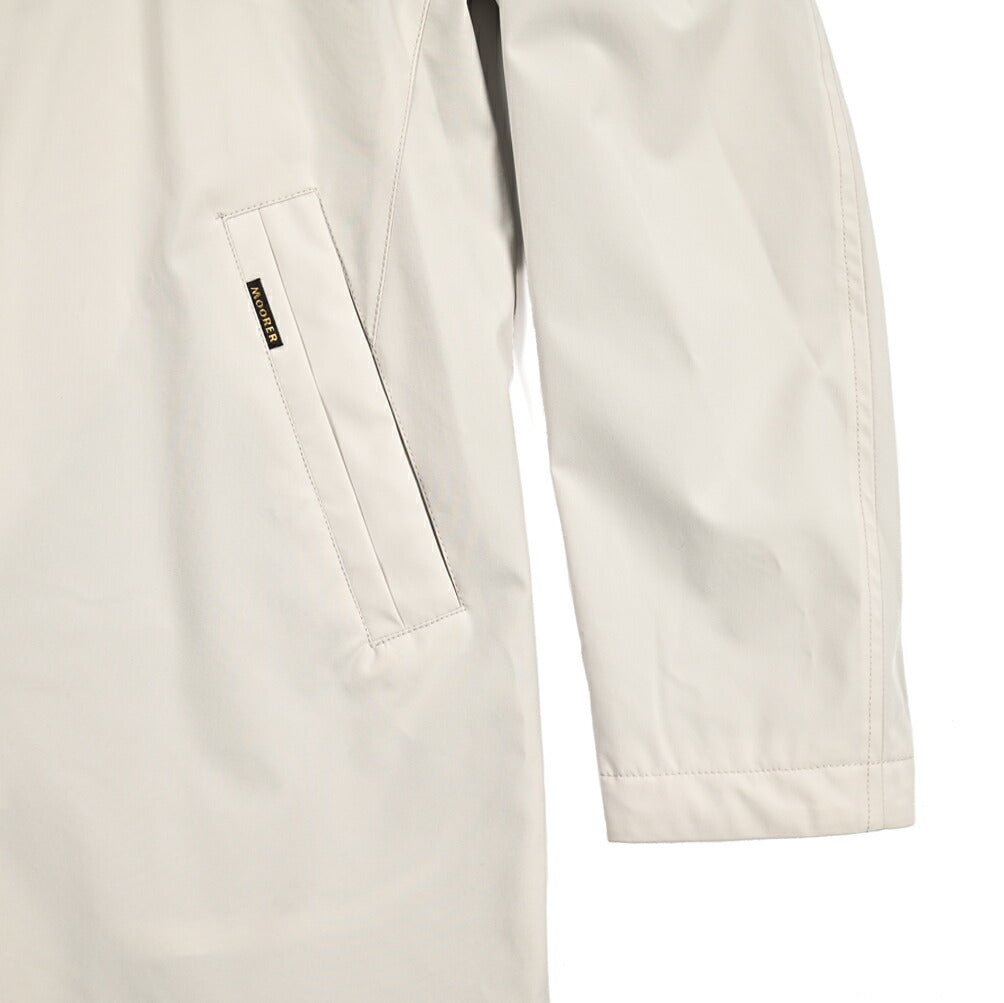 MOORER HEKTOR - KN 2軸方向ストレッチナイロン フード付きスタンドカラーコート / ACQUA RESISTANT(撥水)｜436774｜GUARDAROBA MILANO OFFICIAL STORE