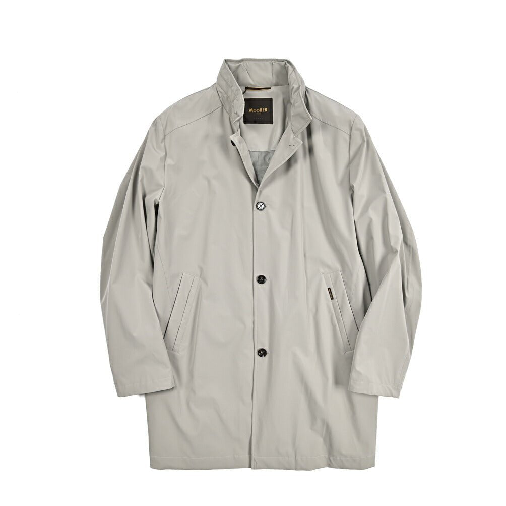 MOORER HEKTOR - KN 2軸方向ストレッチナイロン フード付きスタンドカラーコート / ACQUA RESISTANT(撥水)｜436775｜GUARDAROBA MILANO OFFICIAL STORE