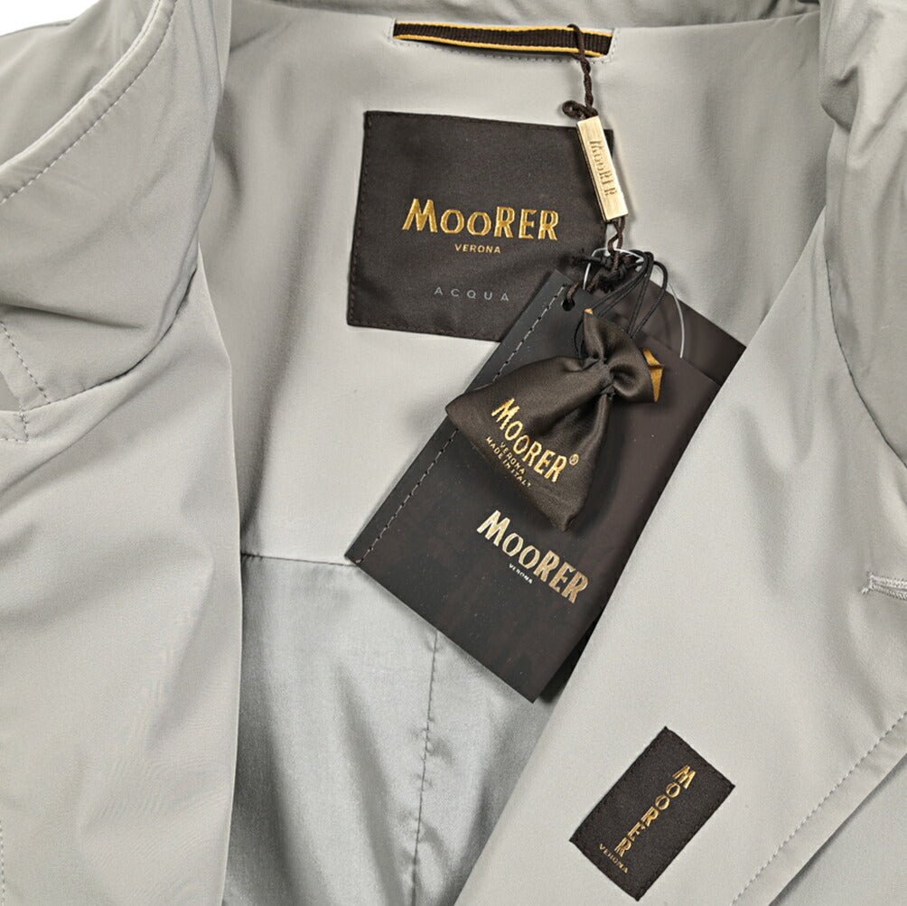 MOORER HEKTOR - KN 2軸方向ストレッチナイロン フード付きスタンドカラーコート / ACQUA RESISTANT(撥水)｜436775｜GUARDAROBA MILANO OFFICIAL STORE