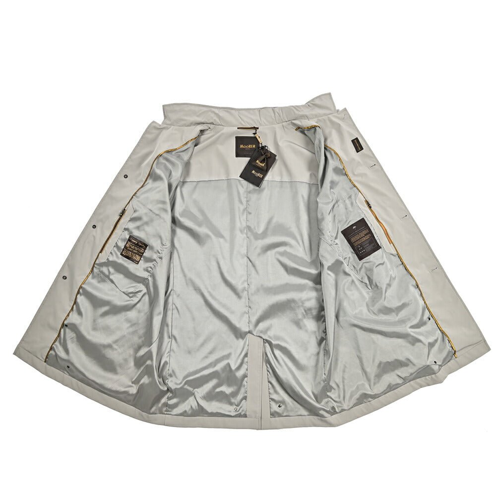 MOORER HEKTOR - KN 2軸方向ストレッチナイロン フード付きスタンドカラーコート / ACQUA RESISTANT(撥水)｜436775｜GUARDAROBA MILANO OFFICIAL STORE