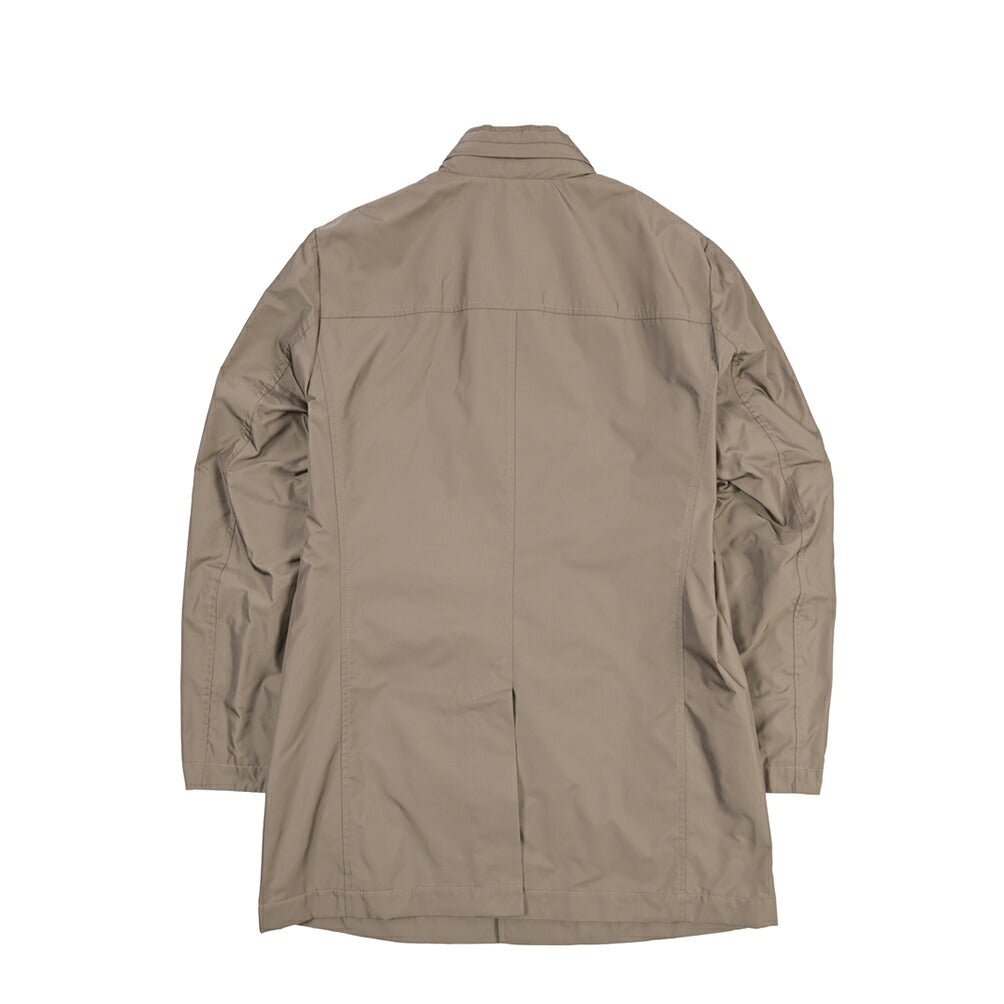 MOORER “HEKTOR-MK OT” ポリエステル100% スタンドカラーコート / ACQUA RESISTANT (撥水) ブラウン(AVANA) 48 | GUARDAROBA MILANO OFFICIAL STORE