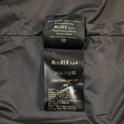 MOORER “HEKTOR-MK OT” ポリエステル100% スタンドカラーコート / ACQUA RESISTANT (撥水) ブラウン(AVANA) 48 | GUARDAROBA MILANO OFFICIAL STORE