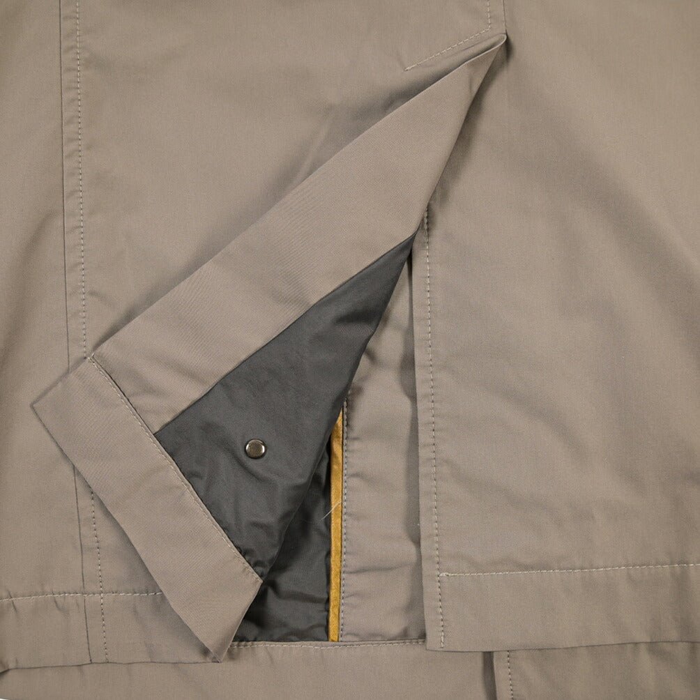 MOORER “HEKTOR-MK OT” ポリエステル100% スタンドカラーコート / ACQUA RESISTANT (撥水) ブラウン(AVANA) 48 | GUARDAROBA MILANO OFFICIAL STORE