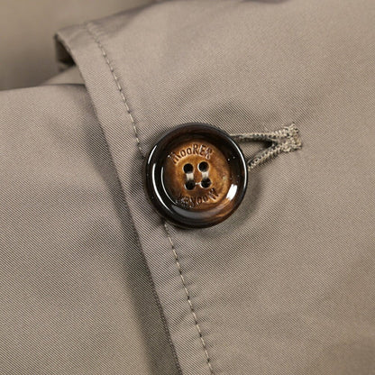 MOORER “HEKTOR-MK OT” ポリエステル100% スタンドカラーコート / ACQUA RESISTANT (撥水) ブラウン(AVANA) 48 | GUARDAROBA MILANO OFFICIAL STORE