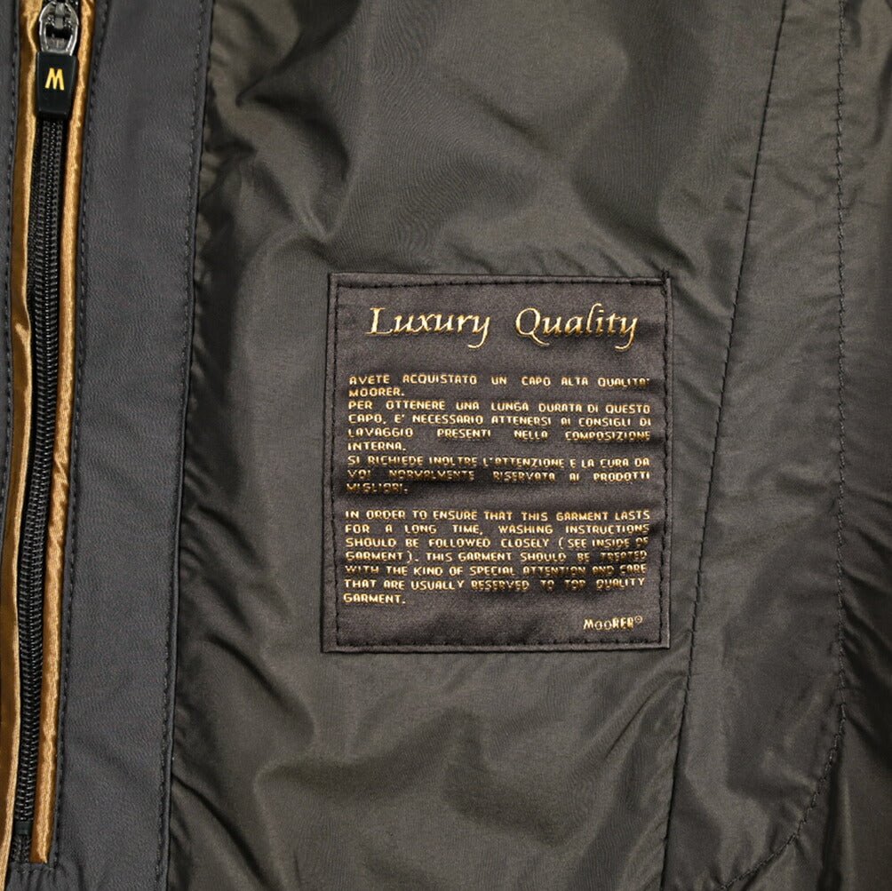 MOORER HEKTOR - MS ストレッチナイロン フード付きスタンドカラーコート｜436778-48｜GUARDAROBA MILANO OFFICIAL STORE