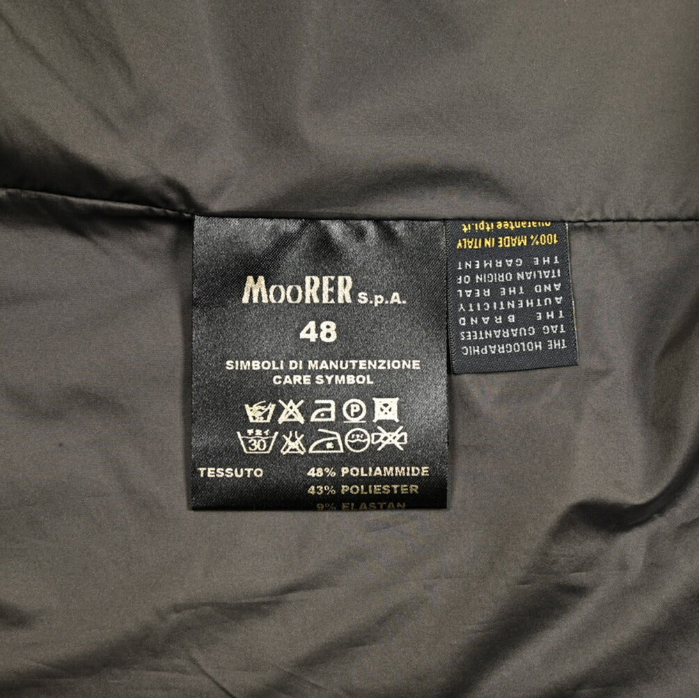 MOORER HEKTOR - MS ストレッチナイロン フード付きスタンドカラーコート｜436778-48｜GUARDAROBA MILANO OFFICIAL STORE