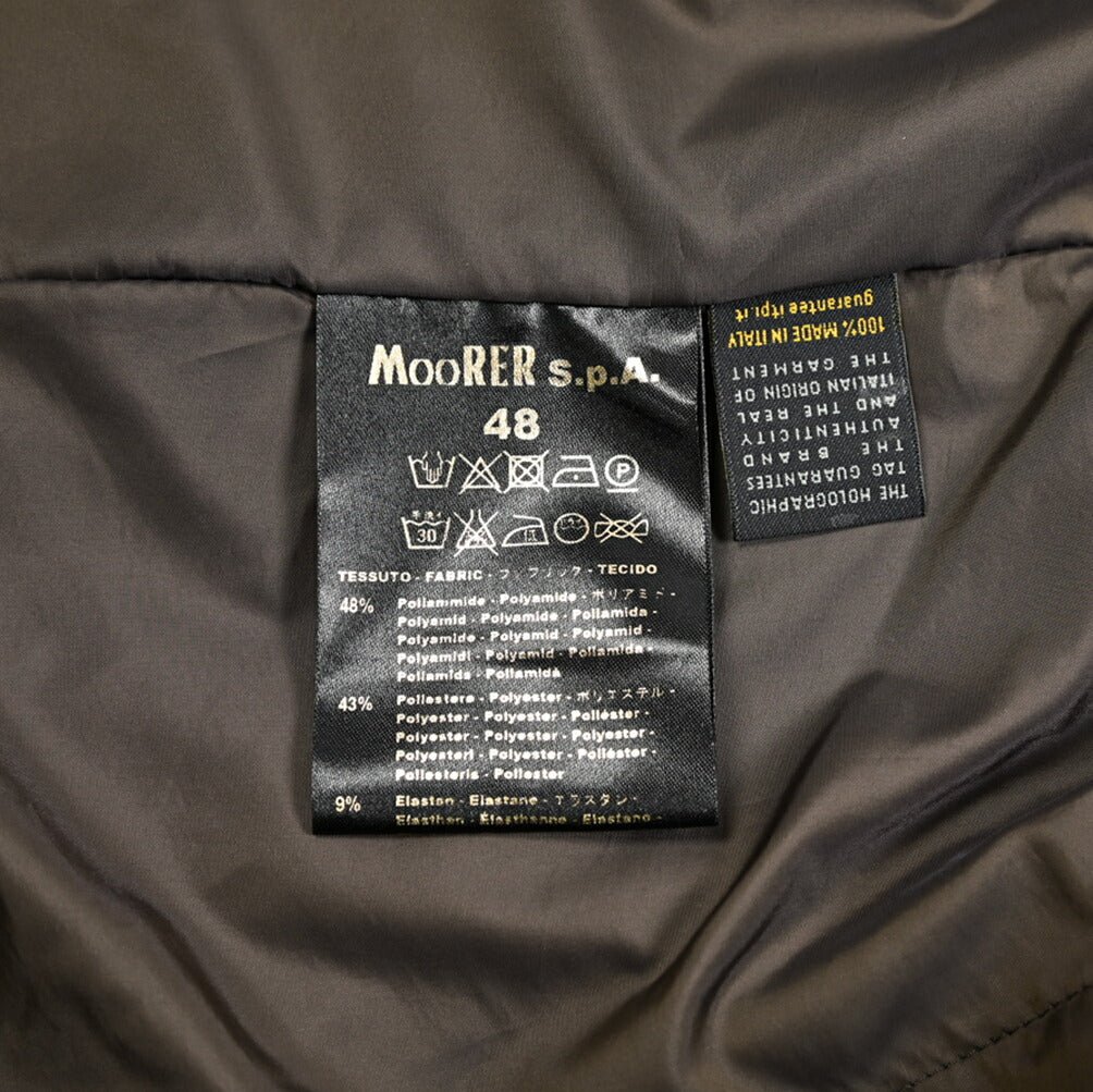 MOORER HEKTOR - MS ストレッチナイロン フード付きスタンドカラーコート｜436788-46｜GUARDAROBA MILANO OFFICIAL STORE