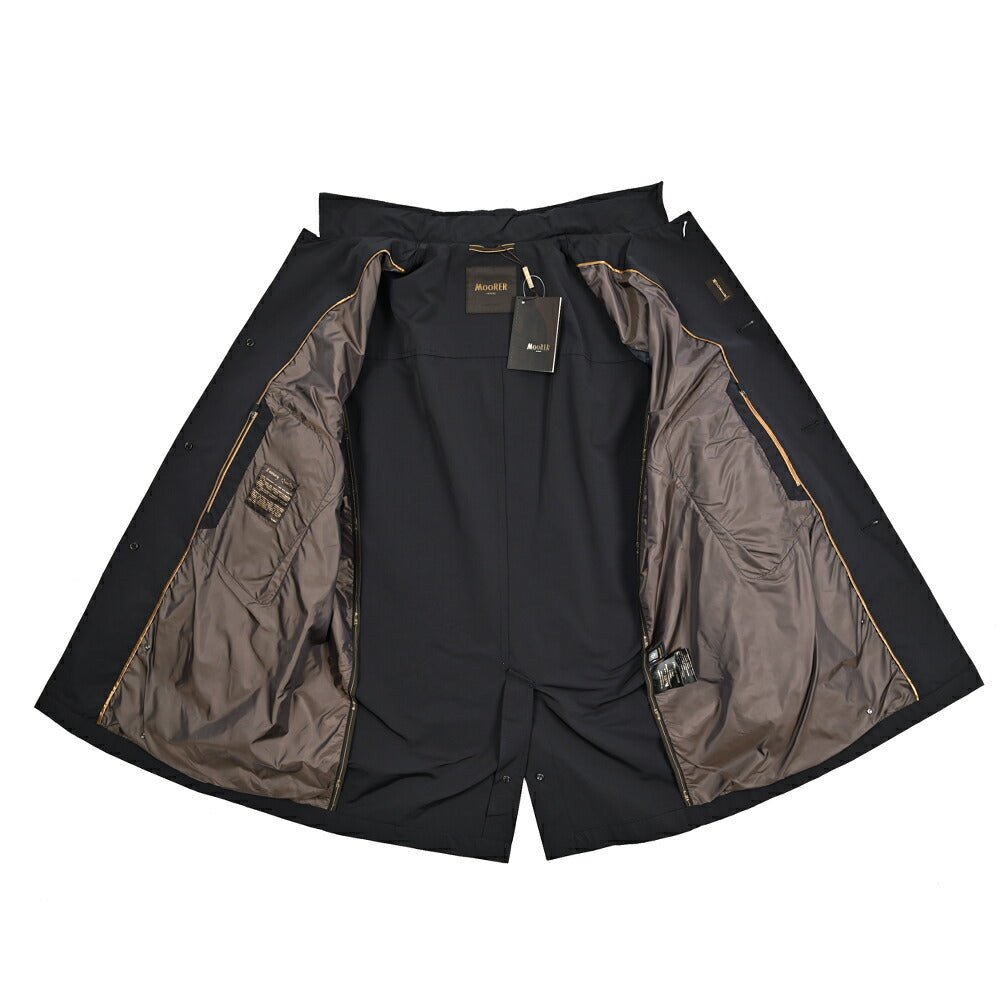 MOORER HEKTOR - WM 軽撥水コットン混 フード付きスタンドカラーコート｜436777｜GUARDAROBA MILANO OFFICIAL STORE
