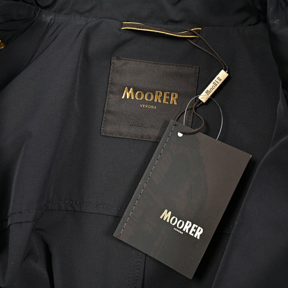 MOORER HEKTOR - WM 軽撥水コットン混 フード付きスタンドカラーコート｜436777｜GUARDAROBA MILANO OFFICIAL STORE