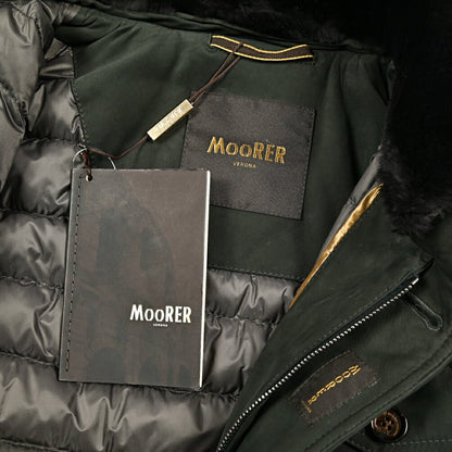 MOORER "HYDROS - NK" スエードレザー スタンドカラーダウンブルゾン｜420454｜GUARDAROBA MILANO OFFICIAL STORE