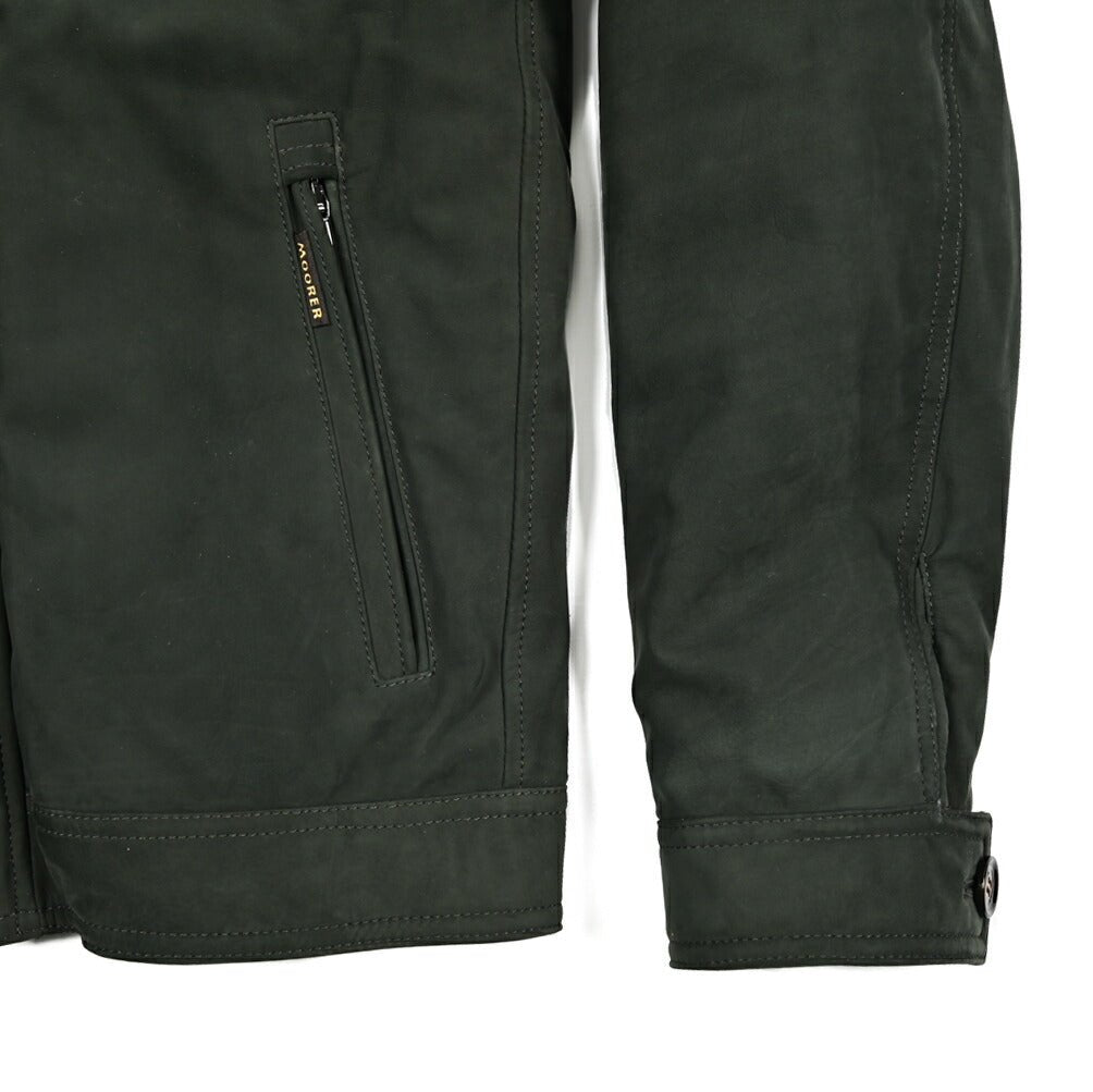 MOORER "HYDROS - NK" スエードレザー スタンドカラーダウンブルゾン｜420454｜GUARDAROBA MILANO OFFICIAL STORE