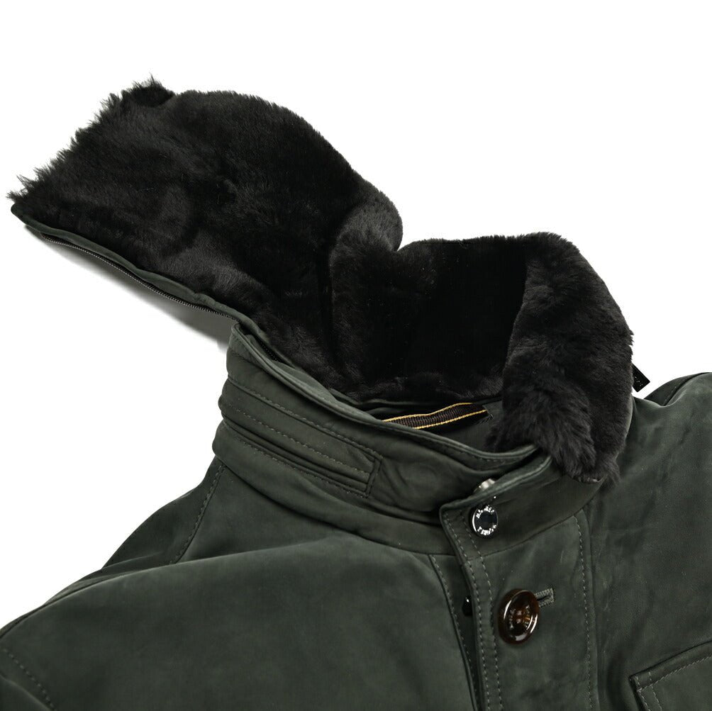 MOORER "HYDROS - NK" スエードレザー スタンドカラーダウンブルゾン｜420454｜GUARDAROBA MILANO OFFICIAL STORE