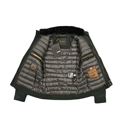 MOORER "HYDROS - NK" スエードレザー スタンドカラーダウンブルゾン｜420454｜GUARDAROBA MILANO OFFICIAL STORE