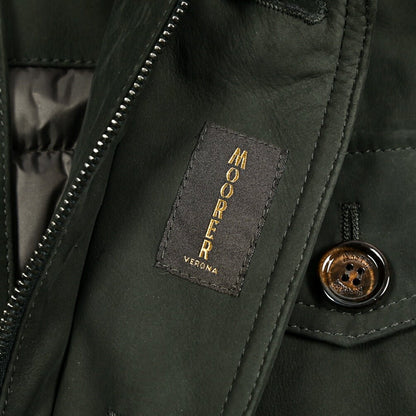 MOORER "HYDROS - NK" スエードレザー スタンドカラーダウンブルゾン｜420454｜GUARDAROBA MILANO OFFICIAL STORE