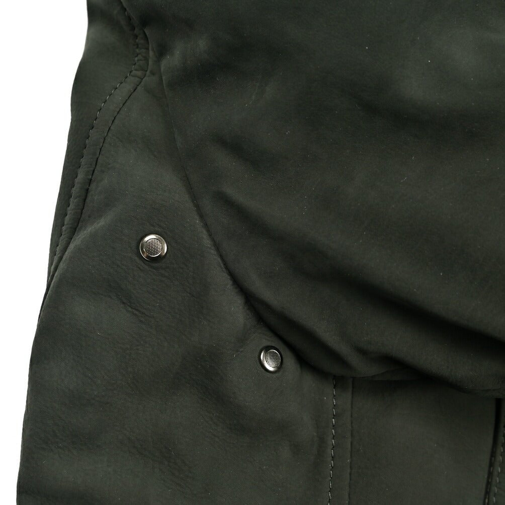 MOORER "HYDROS - NK" スエードレザー スタンドカラーダウンブルゾン｜420454｜GUARDAROBA MILANO OFFICIAL STORE