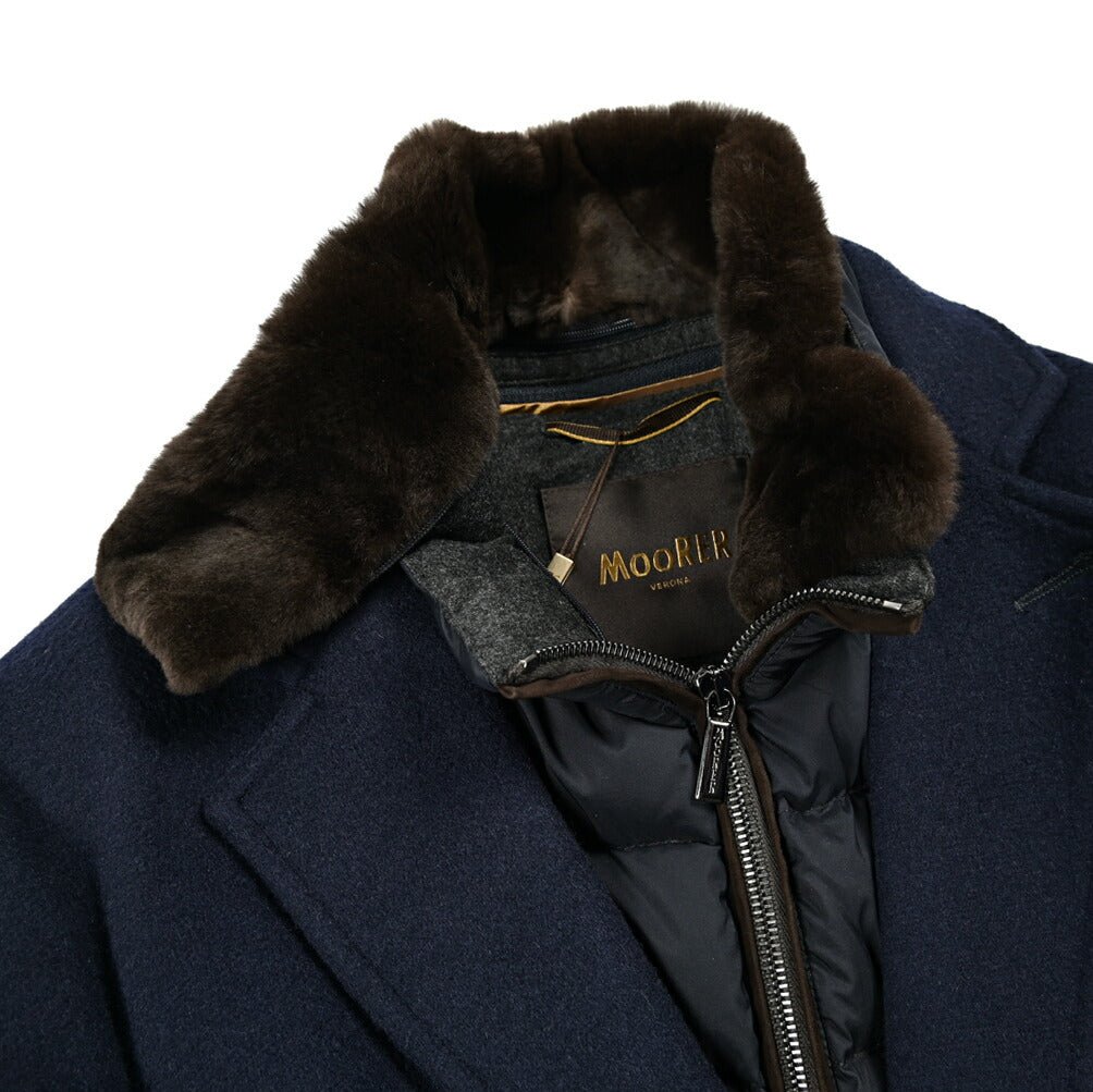 MOORER "JASON - Y" カシミヤ100% 3Bシングルダウンチェスターコート (着脱可能ライナー付き)｜420314 - 50｜GUARDAROBA MILANO OFFICIAL STORE