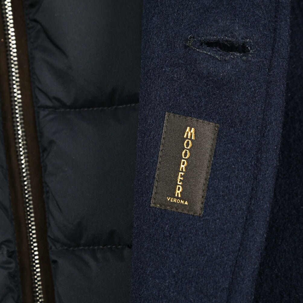 MOORER "JASON - Y" カシミヤ100% 3Bシングルダウンチェスターコート (着脱可能ライナー付き)｜420314 - 50｜GUARDAROBA MILANO OFFICIAL STORE
