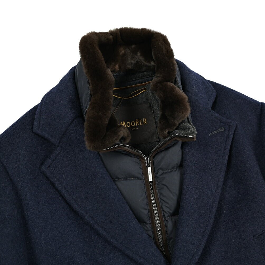 MOORER "JASON - Y" カシミヤ100% 3Bシングルダウンチェスターコート (着脱可能ライナー付き)｜420314 - 50｜GUARDAROBA MILANO OFFICIAL STORE
