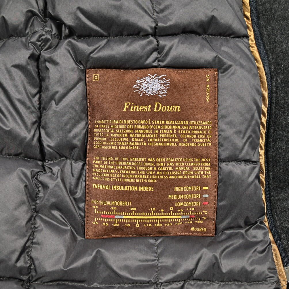 MOORER "JASON - Y" カシミヤ100% 3Bシングルダウンチェスターコート (着脱可能ライナー付き)｜420314 - 50｜GUARDAROBA MILANO OFFICIAL STORE