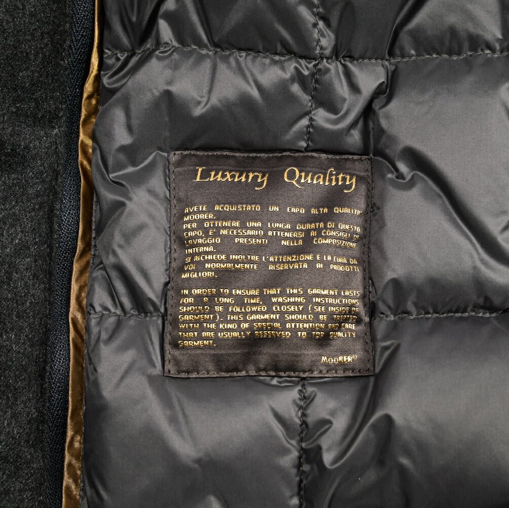 MOORER "JASON - Y" カシミヤ100% 3Bシングルダウンチェスターコート (着脱可能ライナー付き)｜420314 - 50｜GUARDAROBA MILANO OFFICIAL STORE