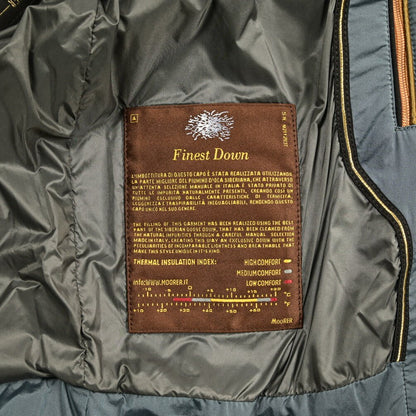MOORER "JOYCE - S3C" ナイロン混 スタンドカラーダウンブルゾン / ACQUA RESISTANT(撥水)｜417770 - 44｜GUARDAROBA MILANO OFFICIAL STORE
