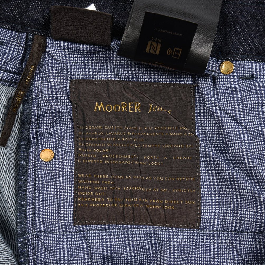 MOORER "KLEE - DC111" カシミヤ混デニム スリムジーンズ｜437118｜GUARDAROBA MILANO OFFICIAL STORE