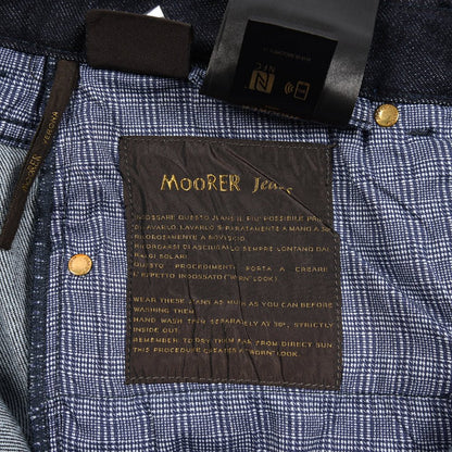 MOORER "KLEE - DC111" カシミヤ混デニム スリムジーンズ｜437118｜GUARDAROBA MILANO OFFICIAL STORE