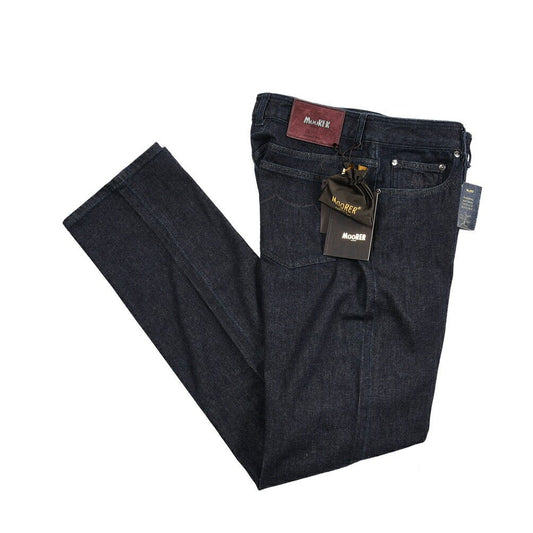 MOORER "KLEE - DC111" カシミヤ混デニム スリムジーンズ｜437118｜GUARDAROBA MILANO OFFICIAL STORE