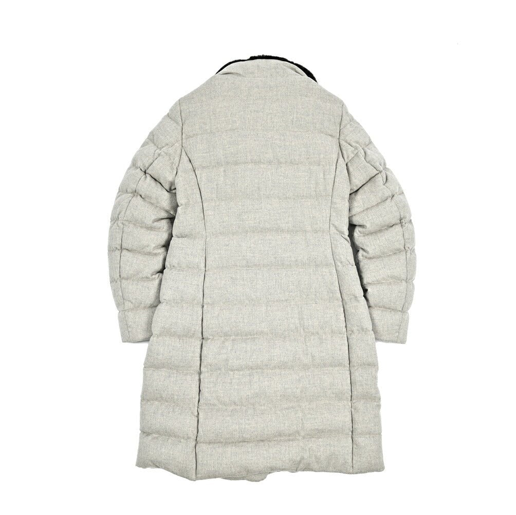 《レディース》MOORER "LONGAN - LS9" カシミヤ混ウール スタンドカラーダウンコート｜420426 - 40｜GUARDAROBA MILANO OFFICIAL STORE