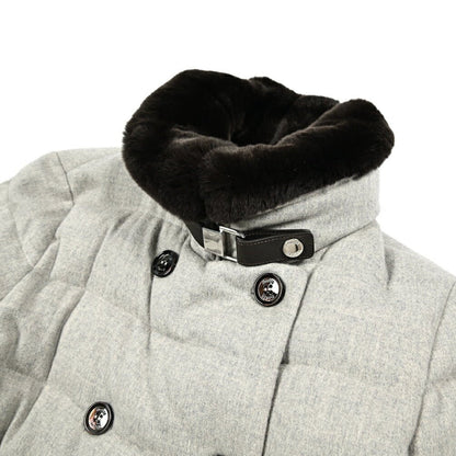 《レディース》MOORER "LONGAN - LS9" カシミヤ混ウール スタンドカラーダウンコート｜420426 - 40｜GUARDAROBA MILANO OFFICIAL STORE
