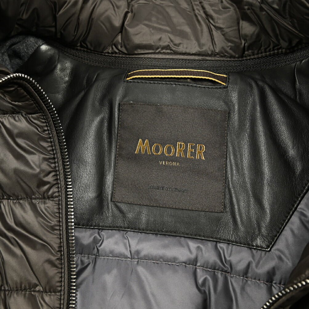 MOORER "MAGNO - UR" スエードレザー ダウンブルゾン｜420429｜GUARDAROBA MILANO OFFICIAL STORE