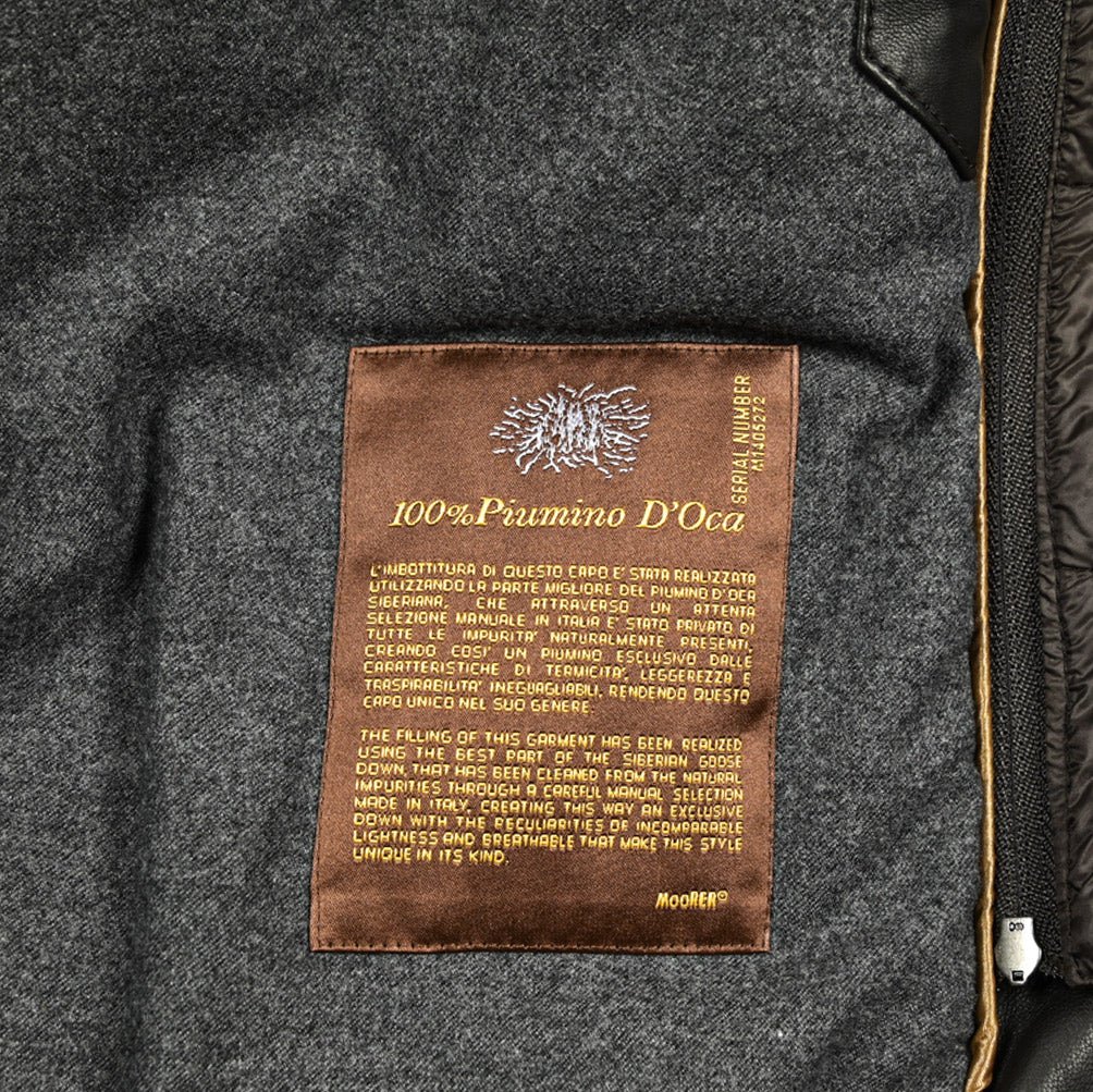 MOORER "MAGNO - UR" スエードレザー ダウンブルゾン｜420429｜GUARDAROBA MILANO OFFICIAL STORE