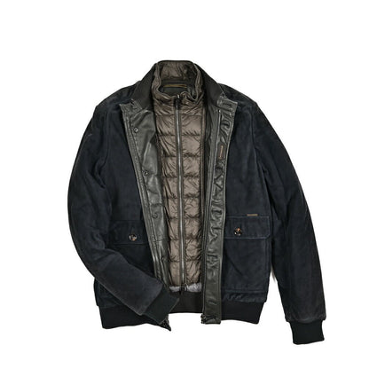 MOORER "MAGNO - UR" スエードレザー ダウンブルゾン｜420429｜GUARDAROBA MILANO OFFICIAL STORE