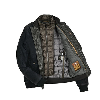 MOORER "MAGNO - UR" スエードレザー ダウンブルゾン｜420429｜GUARDAROBA MILANO OFFICIAL STORE