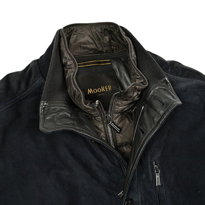 MOORER "MAGNO - UR" スエードレザー ダウンブルゾン｜420429｜GUARDAROBA MILANO OFFICIAL STORE