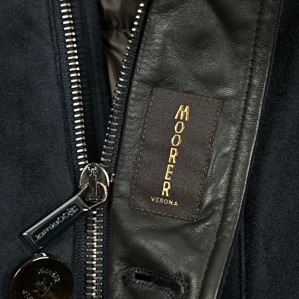 MOORER "MAGNO - UR" スエードレザー ダウンブルゾン｜420429｜GUARDAROBA MILANO OFFICIAL STORE