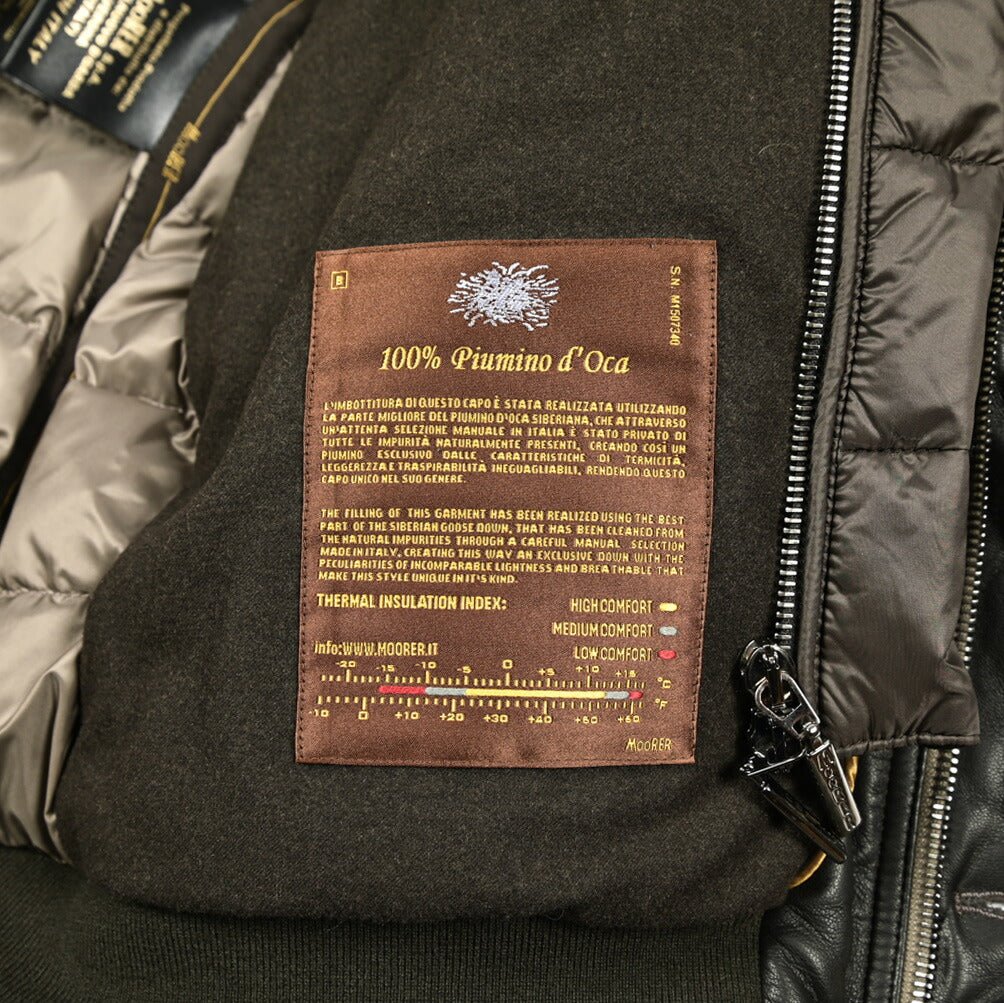 MOORER "MAGNO - UR" ムートンダウンブルゾン｜420430｜GUARDAROBA MILANO OFFICIAL STORE