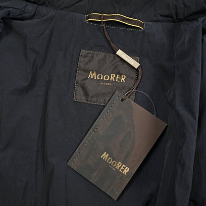 MOORER MANOLO - 4D ナイロン100% スタンドカラーブルゾン 収納可能フード付き M - 65｜436818｜GUARDAROBA MILANO OFFICIAL STORE